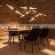 Commercial LED chandelier light with14 LED light rotating bulbs