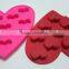 Customize Heart Shape 10 Holes Microwave Silicone Cake mold, Roaster Bakeware