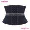 Plus Size 9 steel bone black lace waist cincher corset
