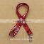 Red card holder lanyard/ polyester lanyard with custom printed logo promotion                        
                                                                                Supplier's Choice