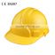 CE construction industrial safety hard hat with vents