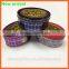 Fashion design colored cosmetic tin box
