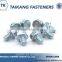 Grade 8.8 made in china Stainless steel Outer Hex Hexagon Flange Screws