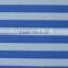 blue white diagonal lines stripe polyester milk fiber julian Spandex printed lycra Fabric