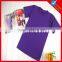 Promotional pure color design your own shirt