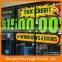 Indoor vinyl shop window graphics sticker for promotion