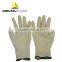 Deltaplus polyester knitted with polyurethane coating on palm and fingertips safety gloves