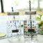 4oz 8oz 16oz clear wide-mouth food mason storage glass jar with metal lid