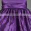 2016 Brand New High Quality OEM/ODM Satin Fabirc Long Length Sash Sequins Frock Design For Baby Girl Kids Party Dresses