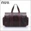 Large Men's Vintage Genuine Leather Travel Weekend Duffle Bag