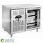Glass Door Luxious Hotel Cabinet Refrigerator Four Drawers Single Door (SY-RT865GNG SUNRRY)