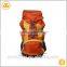 Orange hiking bag wholesale china fashion backpack factory