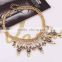 2014 New Fashion Chain Choker Shourouk Vintage Rhinestone Alloy Ethnic Bib Statement Necklaces & Pendants Women Jewelry