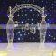 Wholesale hot selling wedding stage decoration with flowers flower wedding arch