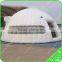 Inflatable tent in white with LED lighting