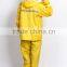 2016 yellow Reflective raincoat suit