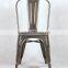 Vintage Retro Style Metal Industrial Colorful Chair for Cafe Bar Bistro