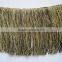 20CM polyester tassel fringe trim For belly dance naked women latin Dance wear clothing tassel (black and gold)                        
                                                Quality Choice