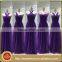 ASAM-17 Hot Sale Floor Length Tulle Pleats Purple Bridesmaid Dress Seetheart Convertible Bridesmaid Dresses                        
                                                Quality Choice