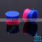 Beautiful wholesale custom fresh color soft body jewelry silicone plugs ear