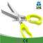 Professional multi function 5 blades herb scissors