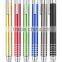 colored aluminium ball pen with parker refill