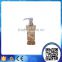 Wholesale hotel luxury classic gold marble style square liquid soap dispenser for resin bathroom accessories sets