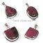 Rhodonite jewelry 925 sterling silver pendant Indian semi precious gemstone pendant