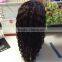 brazilian hair full lace wig with baby hair natural hair wig #1b full lace wig