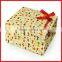 New Design Simple Craft Fancy Light Yellow Dot Printing Shopping Bags
