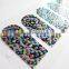 Wholesale coloful beaded nail foil sticker 3d metallic nail art patch factory