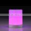 Rechargeable mini led color changing wireless bluetooth speaker with decorative night light