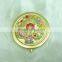 Antique rhinestone compact mirror