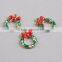 factory custom colorful flower shape metal tags