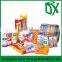 Import from china customized printed colored heat shrink wrap film bottle label on a roll packaging