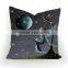 Lovely angel printing plain cotton pillow covers wholesale
