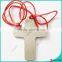 Zinc Alloy Metal Anti-silver Vintage Cross Necklace