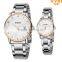 Stainless steel quartz watch with calendar
