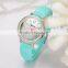2016 new geneva silicone wristband wrist watch manufacturer oem