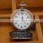 Classical Antique Bronze Polish Men Pocket Watch with Pendant Chain Fob Watch