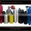 HPA Aluminum Alloy Soda Stream Style 0.6L Co2 Gas Cylinder With Valve Equipped For Soda Machine