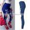 Wholesale 2016 Summer Fashion Women Shredded Damaged Rock Revival Jean Pants Ladies Vogue Torn High Waist Ripped Baggy Jeans