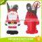 Standing santa claus home tableware holder christmas tree bag