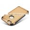 Phone Back Case Plating Metal Aluminum TPU+PC Hard Case for iPhone 6 6s 6Plus 6sPlus Galaxy s7 s7edge Lichi Pattern