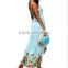 fashion designer 2015 bohemian romantic beach wear lady sexy floral printed swimming clothes for summer beach dress