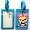 Soft Rubber Bag Tags Wholesales Animation PVC Luggage Tag Manufacture