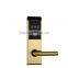 stainless steel digital hotel card lock with ANSI mortise