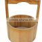 2015 china supplier sale FSC cheap price 250g wooden coffee beans buckets with high quality