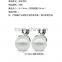 AAA Freshwater Pearl Earring 9-10mm Fashion White Button Pearl Earring