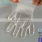 100 x P.E. TRANSPARENT POLY GLOVES (SIZE: M)